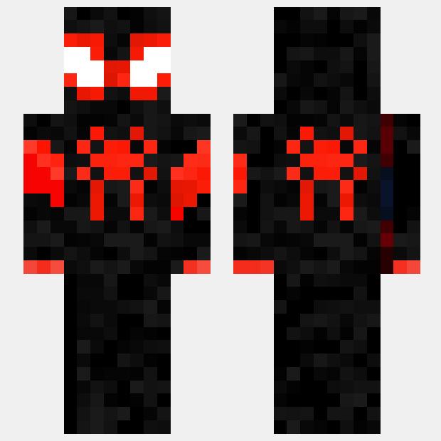 MinecraftSkinHub Skin Nameblack MILES MORALES