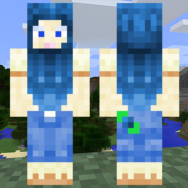 MinecraftSkinHub Skin NameBluberry dreampuff pants edition