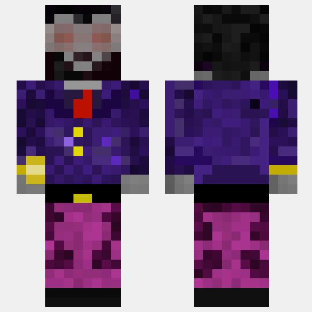 MinecraftSkinHub Skin NamePurple RoBro