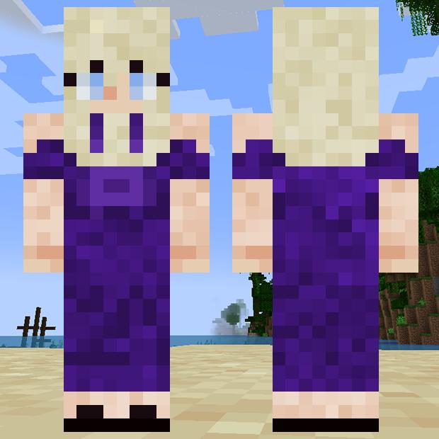 MinecraftSkinHub Skin NameNPRaven Dress