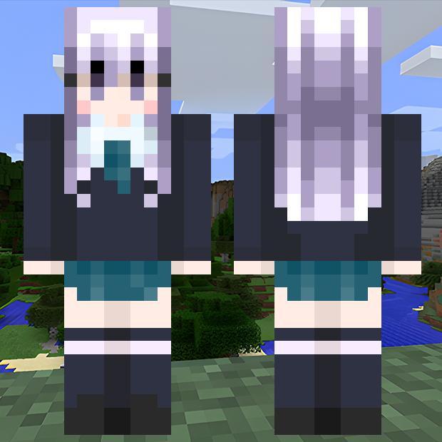 MinecraftSkinHub Skin NameGirl with Purple Hair