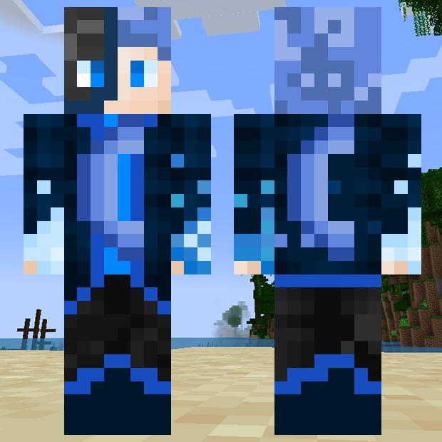 MinecraftSkinHub Skin Nameblue fire