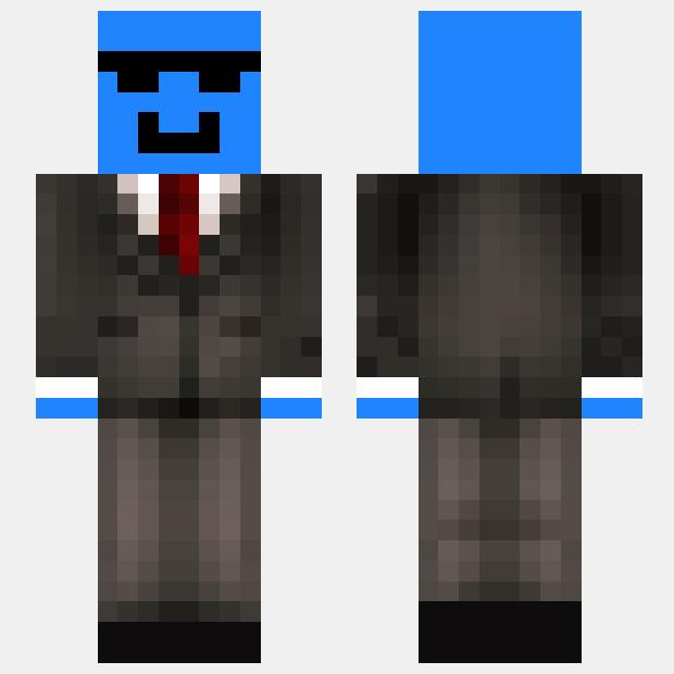 MinecraftSkinHub Skin Nameblue suit guy