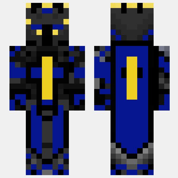MinecraftSkinHub Skin Nameblue knight with crown