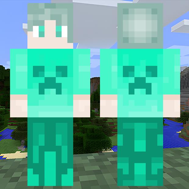 MinecraftSkinHub Skin NameNeon green